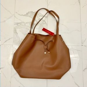 Rosetti Brown Greco Roman Drawstring Bag